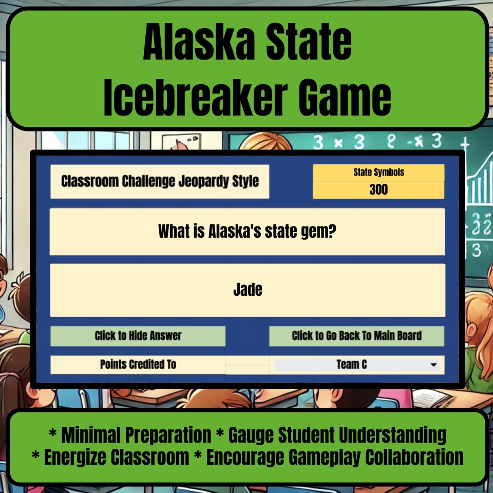 State of Alaska Jeopardy Game I0051