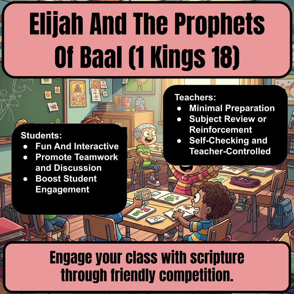 Elijah And The Prophets Of Baal (1 Kings 18) Feud Review BF0051