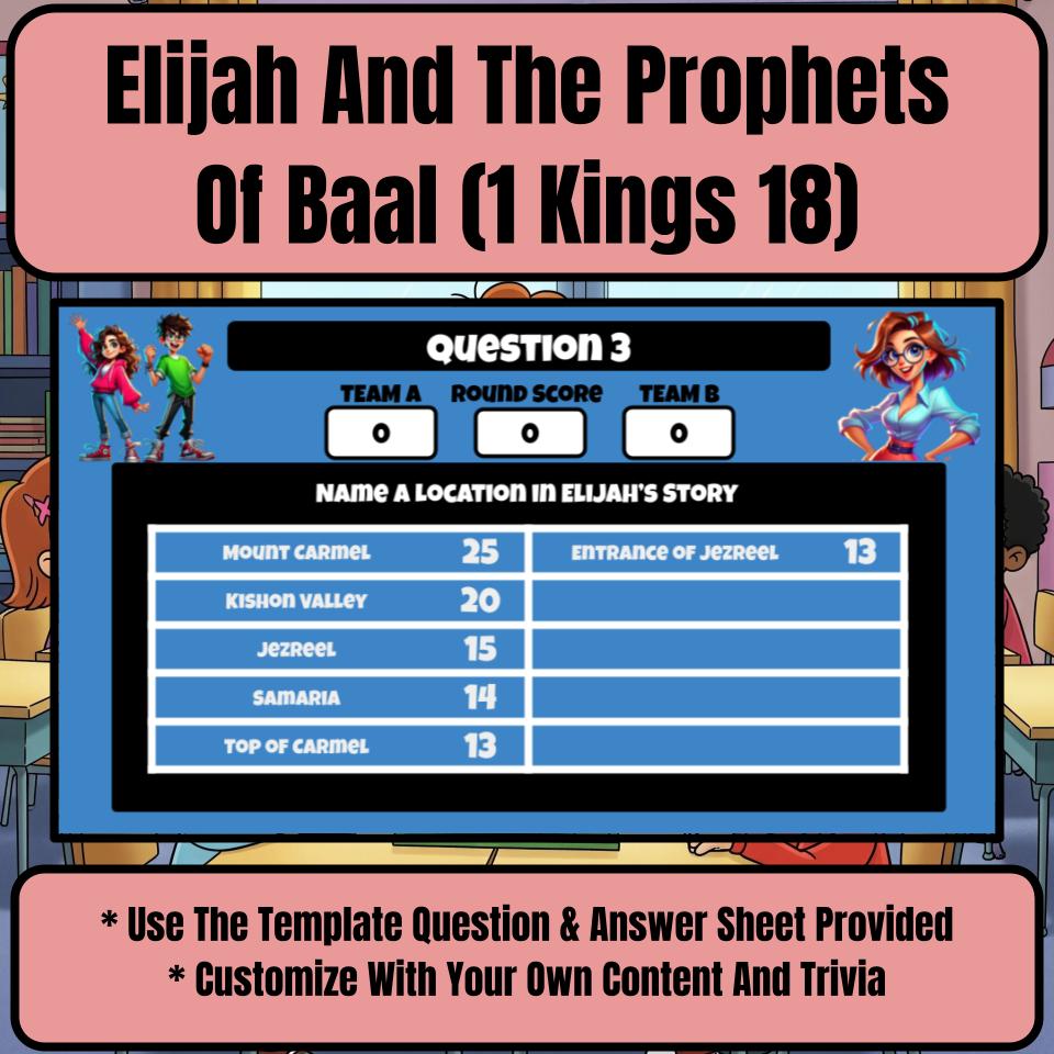 Elijah And The Prophets Of Baal (1 Kings 18) Feud Review BF0051