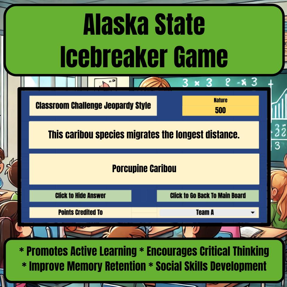 State of Alaska Jeopardy Game I0051