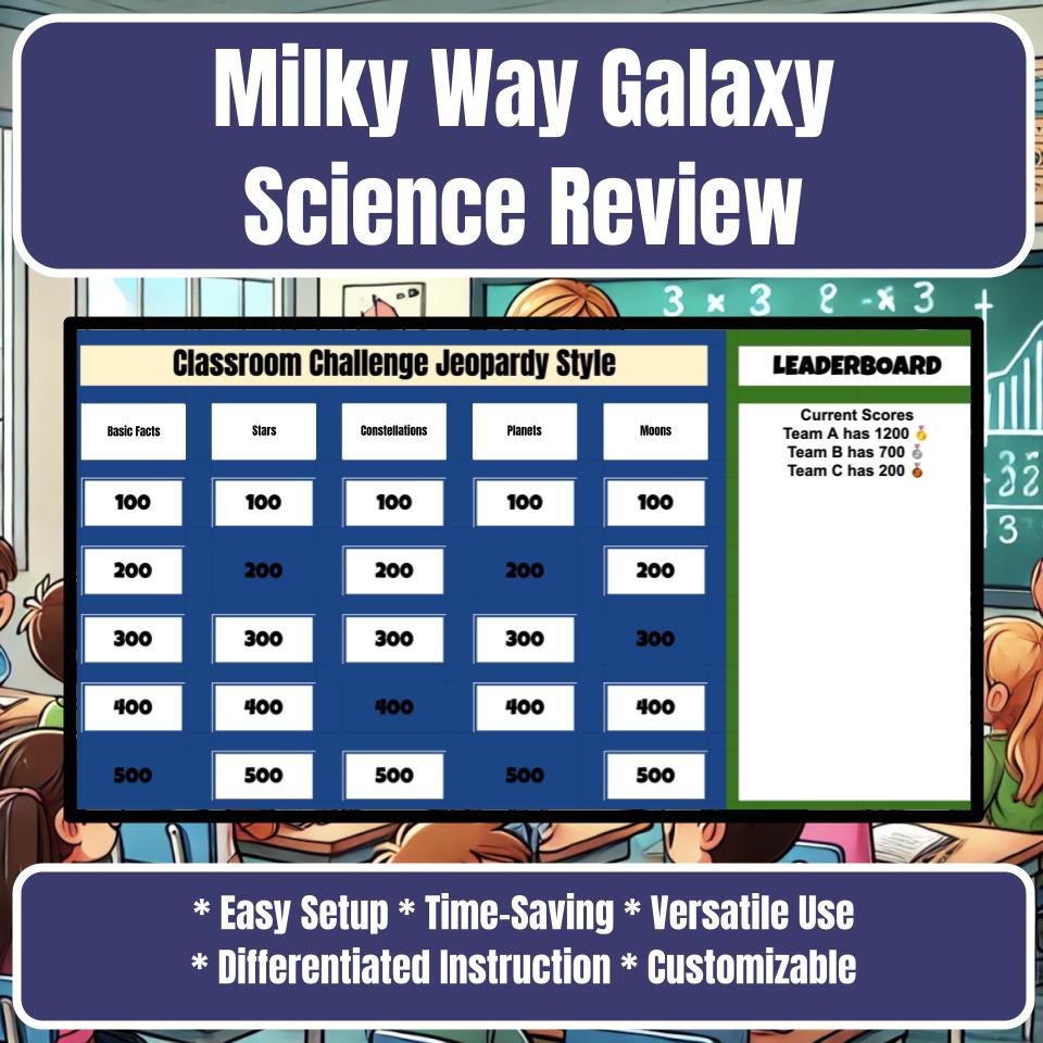 Milky Way Galaxy Jeopardy Science Review I0051