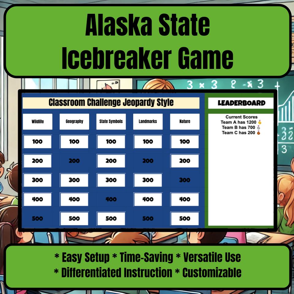 State of Alaska Jeopardy Game I0051