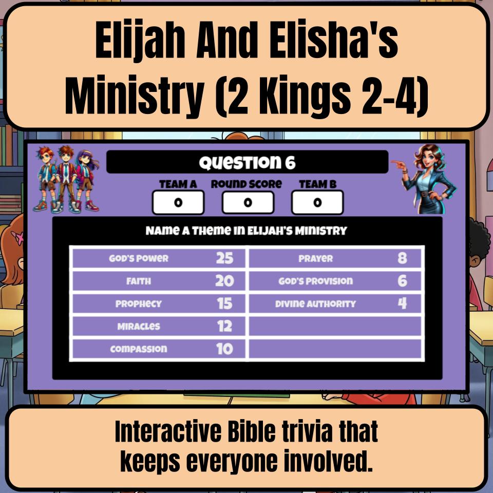 Elijah And Elisha’s Ministry (2 Kings 2-4) Feud Review BF0052