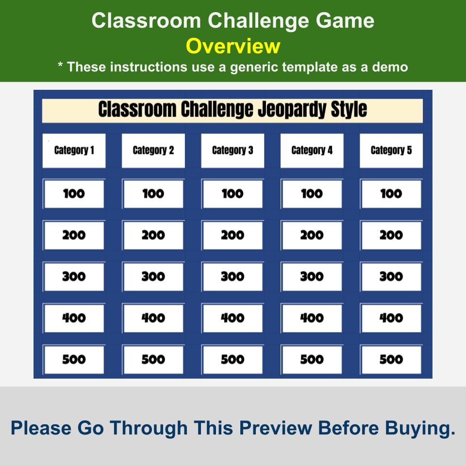 State of Vermont Jeopardy Game I0052