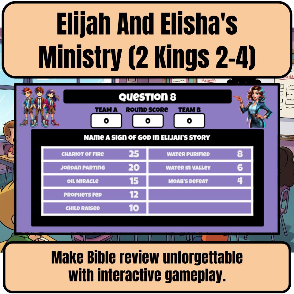 Elijah And Elisha’s Ministry (2 Kings 2-4) Feud Review BF0052