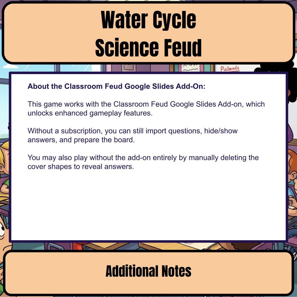 Water Cycle Science Feud Review CF0052