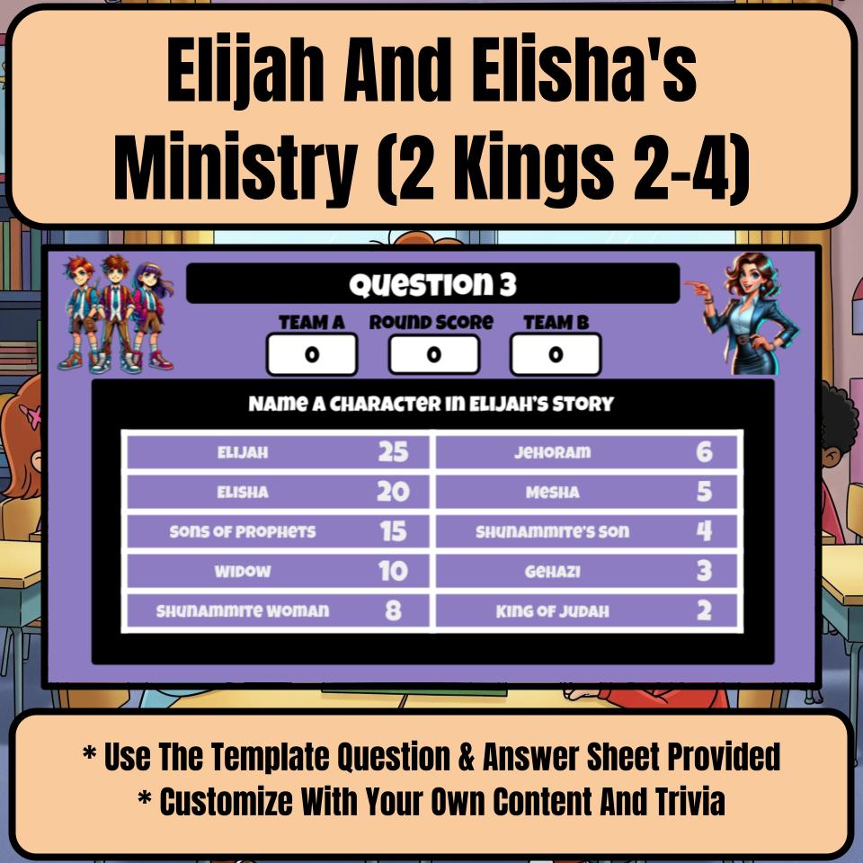 Elijah And Elisha’s Ministry (2 Kings 2-4) Feud Review BF0052