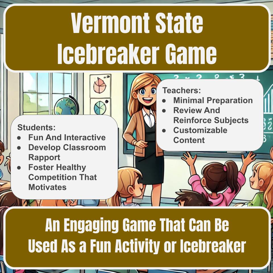 State of Vermont Jeopardy Game I0052