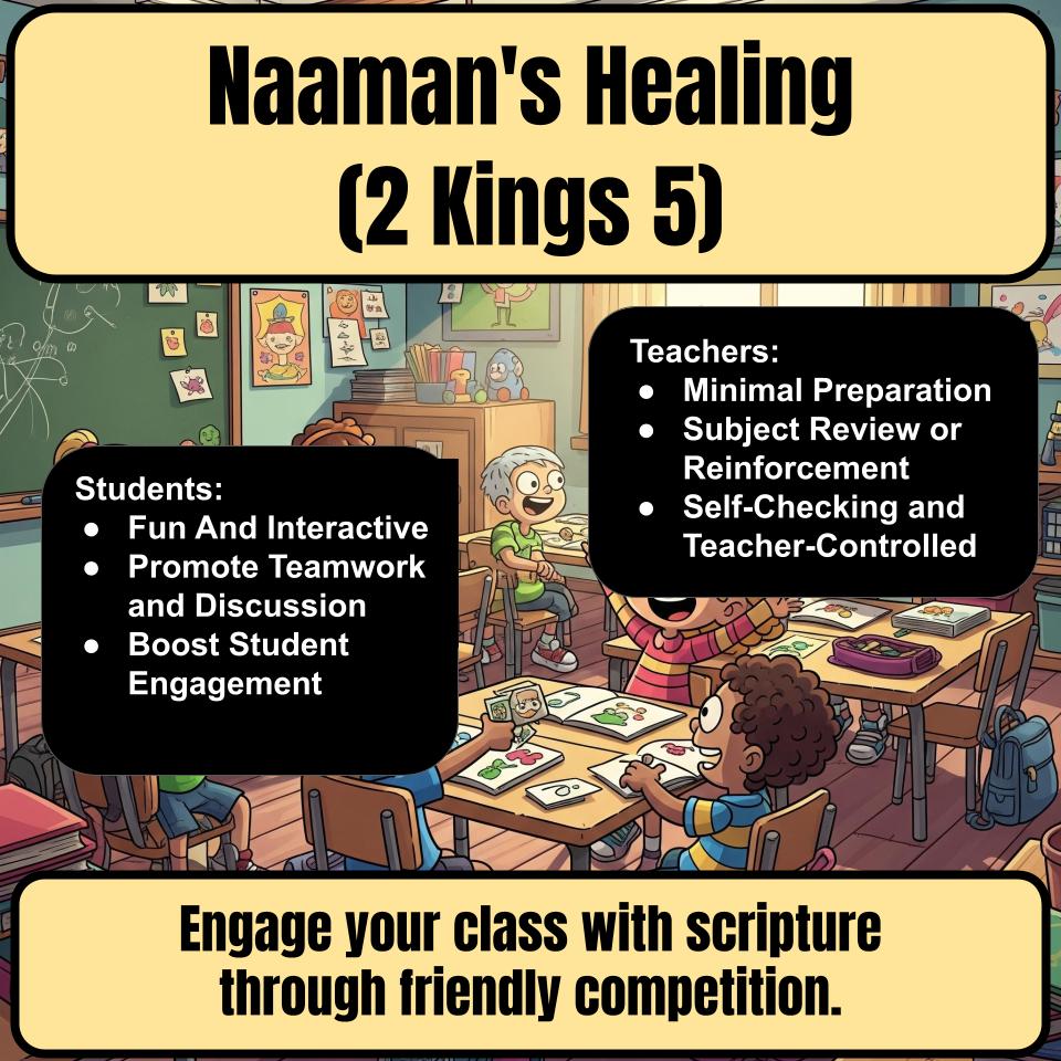 Naaman’s Healing (2 Kings 5) Feud Review BF0053