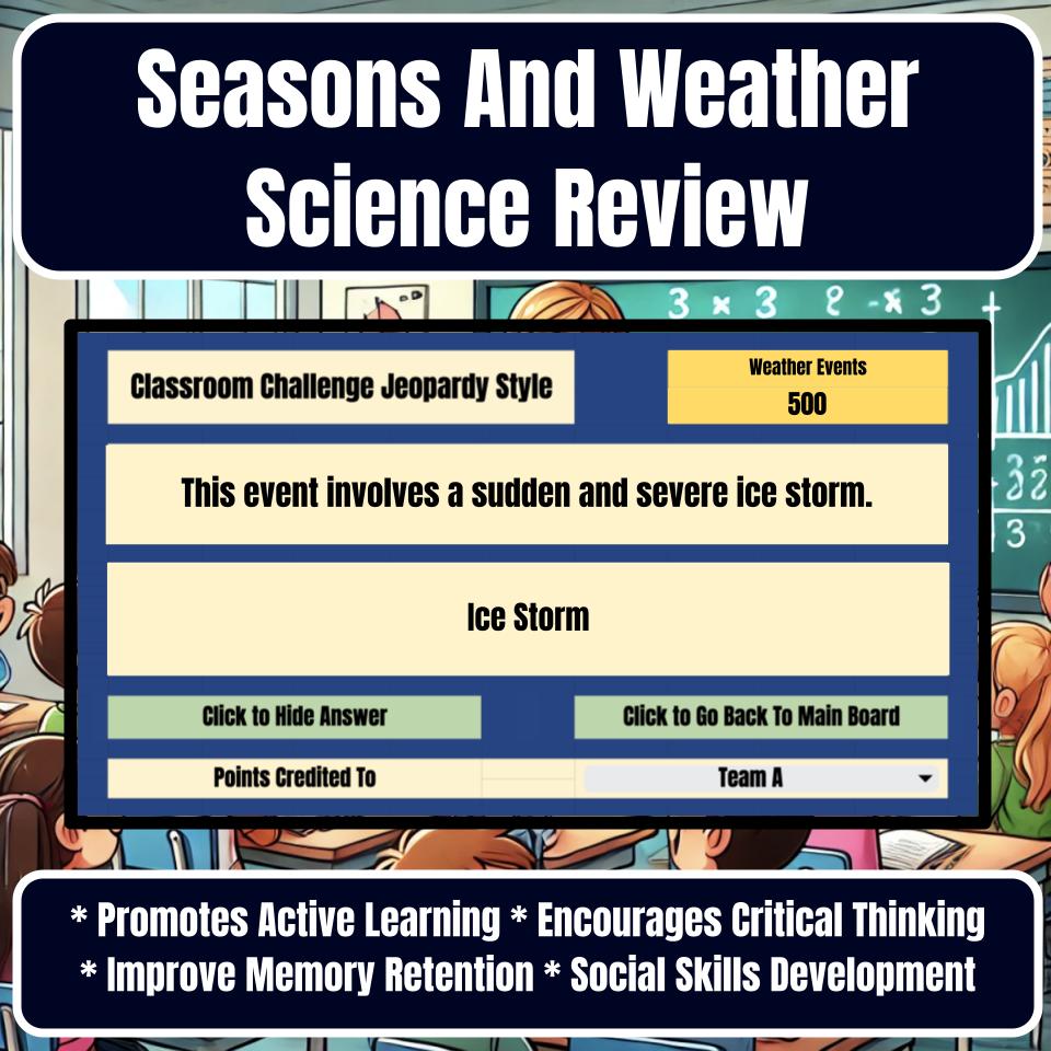 Seasons And Weather Jeopardy Science Review I0053
