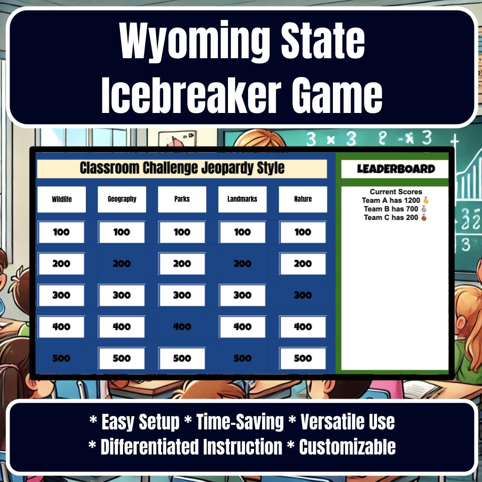 State of Wyoming Jeopardy Game I0053