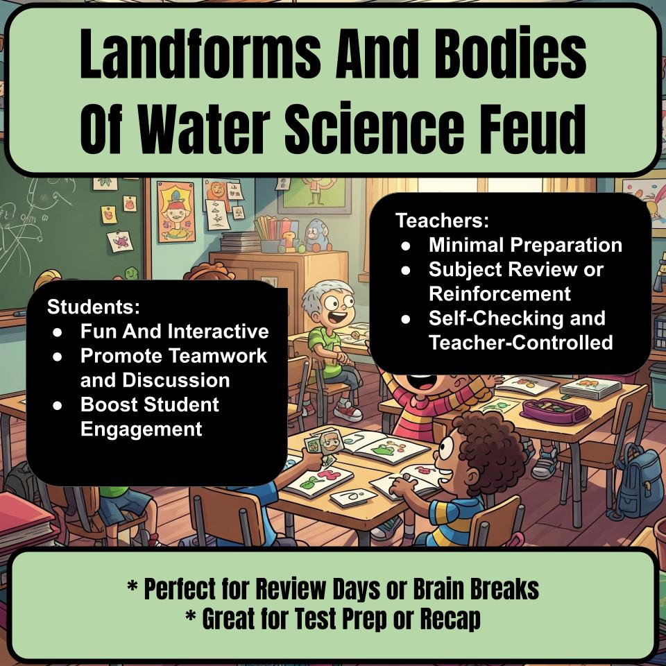 Landforms And Bodies Of Water Science Feud Review CF0054