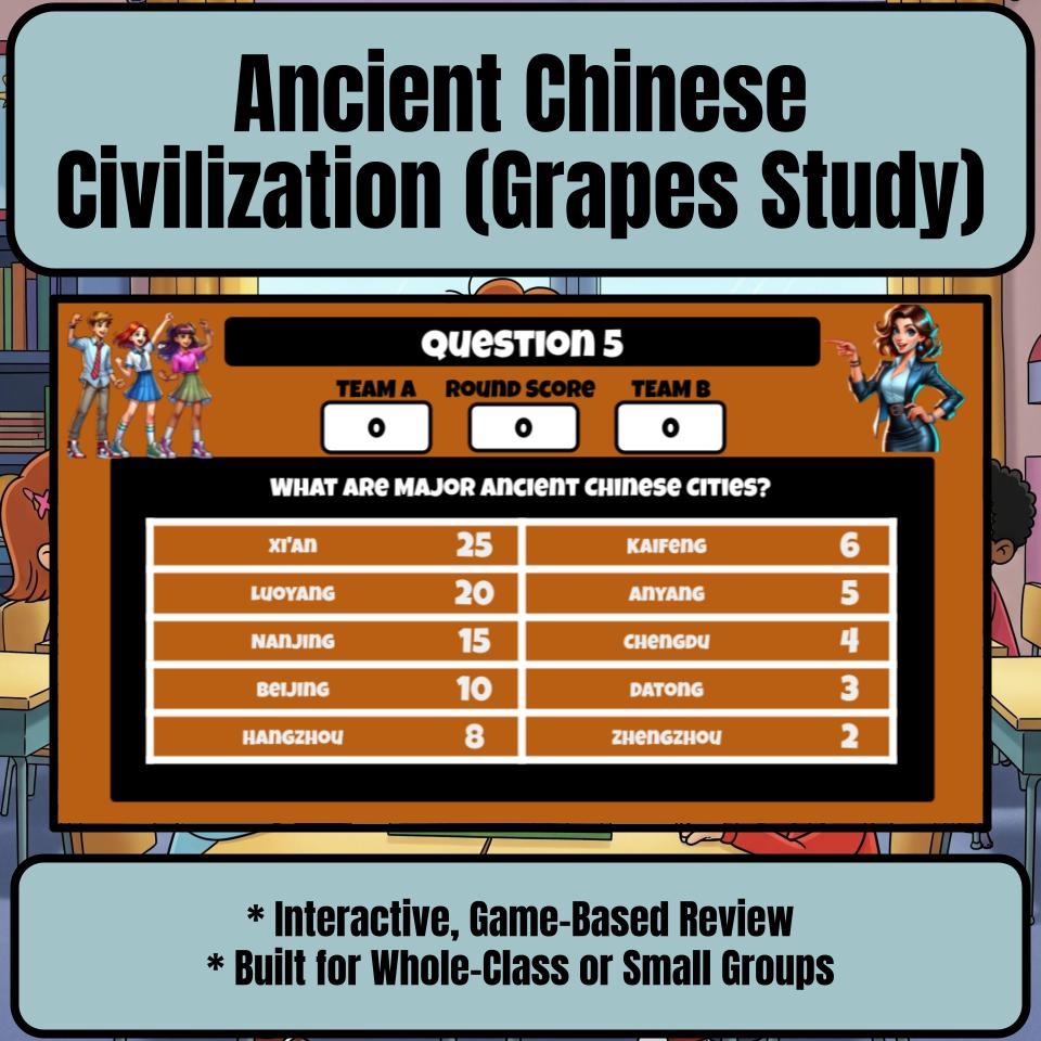 Ancient Chinese Civilization (Grapes Study) Review Feud CF0055