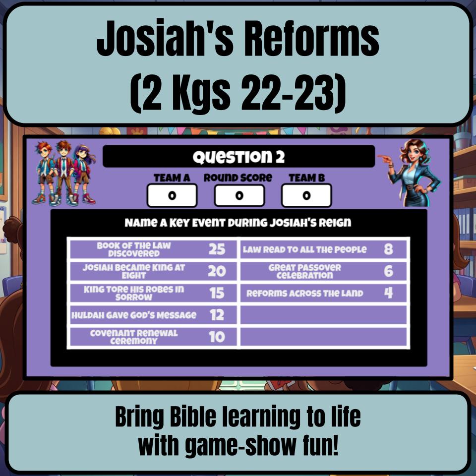Josiah’s Reforms (2 Kings 22-23) Feud Review BF0055