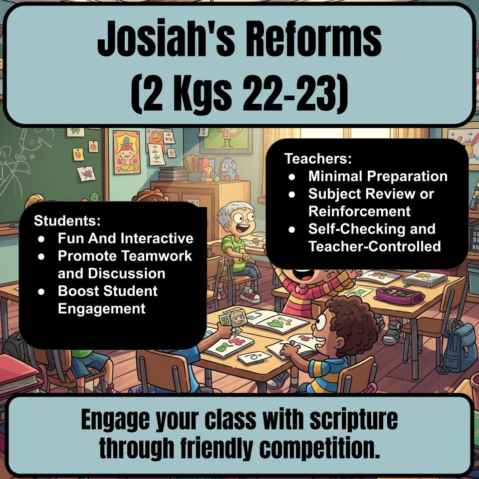 Josiah’s Reforms (2 Kings 22-23) Feud Review BF0055