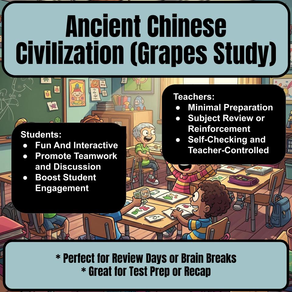 Ancient Chinese Civilization (Grapes Study) Review Feud CF0055