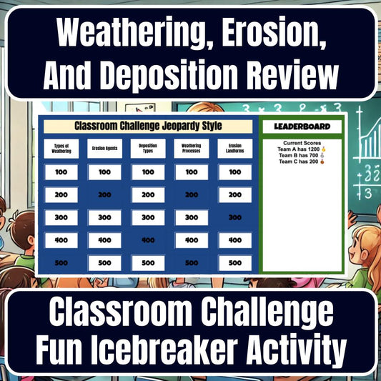 Weathering, Erosion, And Deposition Jeopardy Science Review I0056