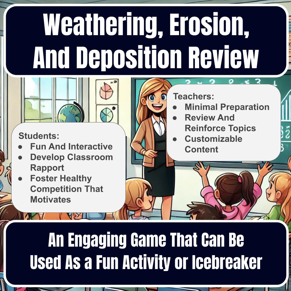 Weathering, Erosion, And Deposition Jeopardy Science Review I0056