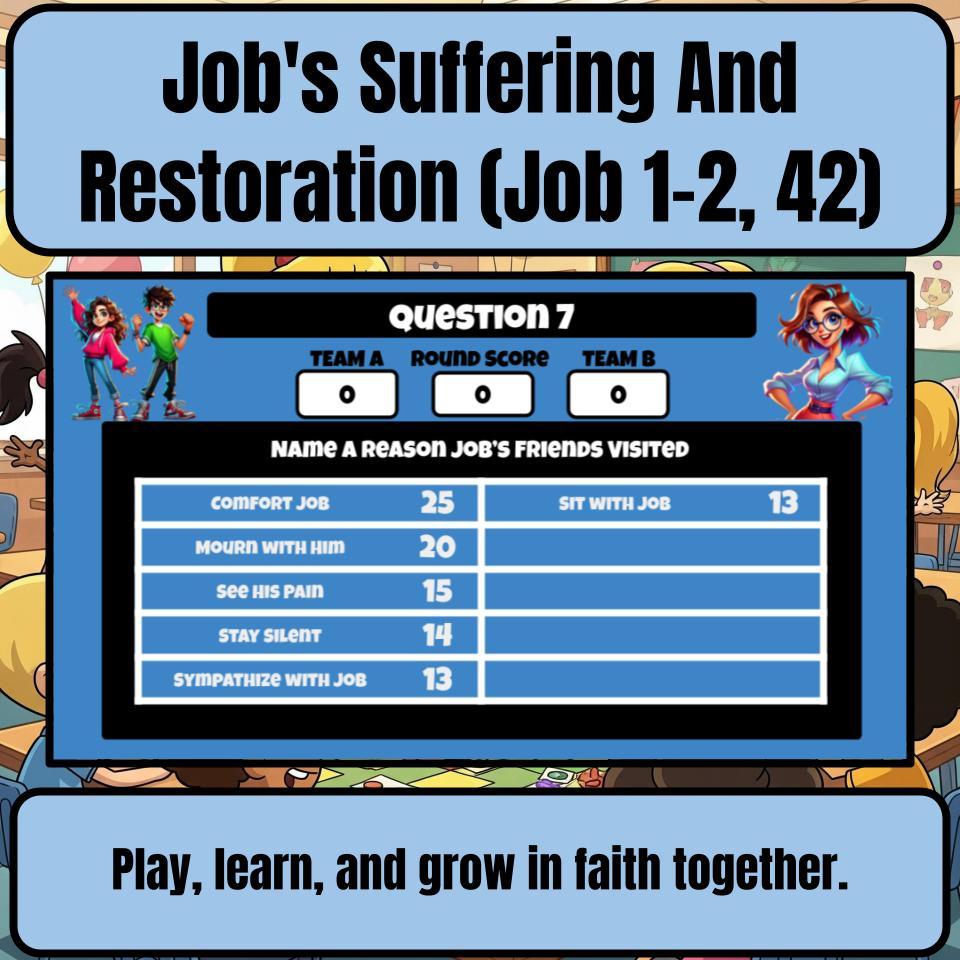 Job’s Suffering And Restoration (Job 1-2, 42) Feud Review BF0057
