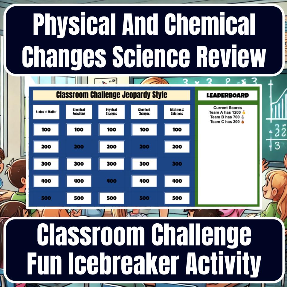 Physical And Chemical Changes Jeopardy Science Review I0057