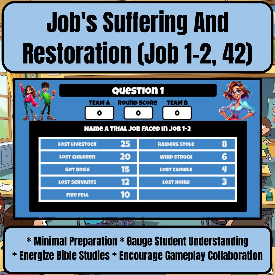 Job’s Suffering And Restoration (Job 1-2, 42) Feud Review BF0057