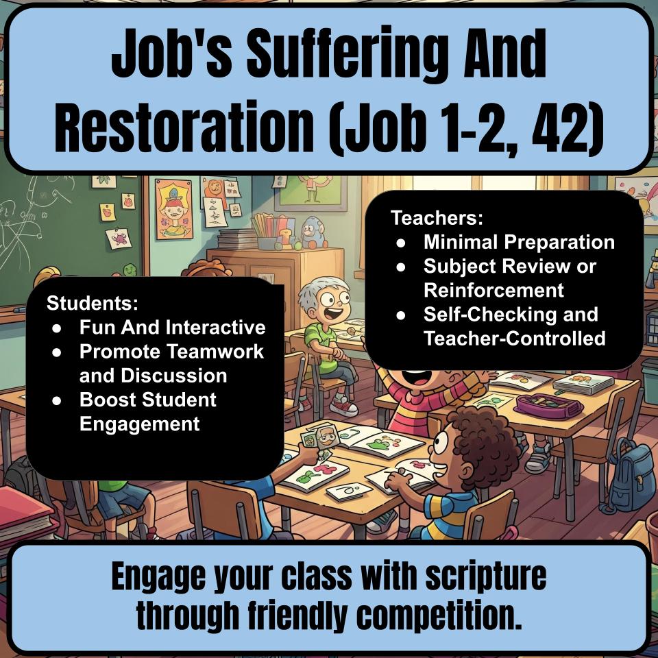 Job’s Suffering And Restoration (Job 1-2, 42) Feud Review BF0057