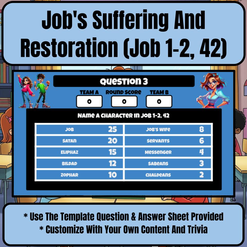 Job’s Suffering And Restoration (Job 1-2, 42) Feud Review BF0057