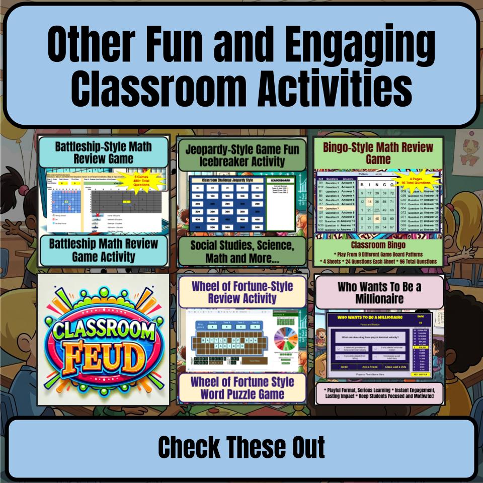 Ancient China Religion Family Feud Game Social Studies Review Activity CF0057