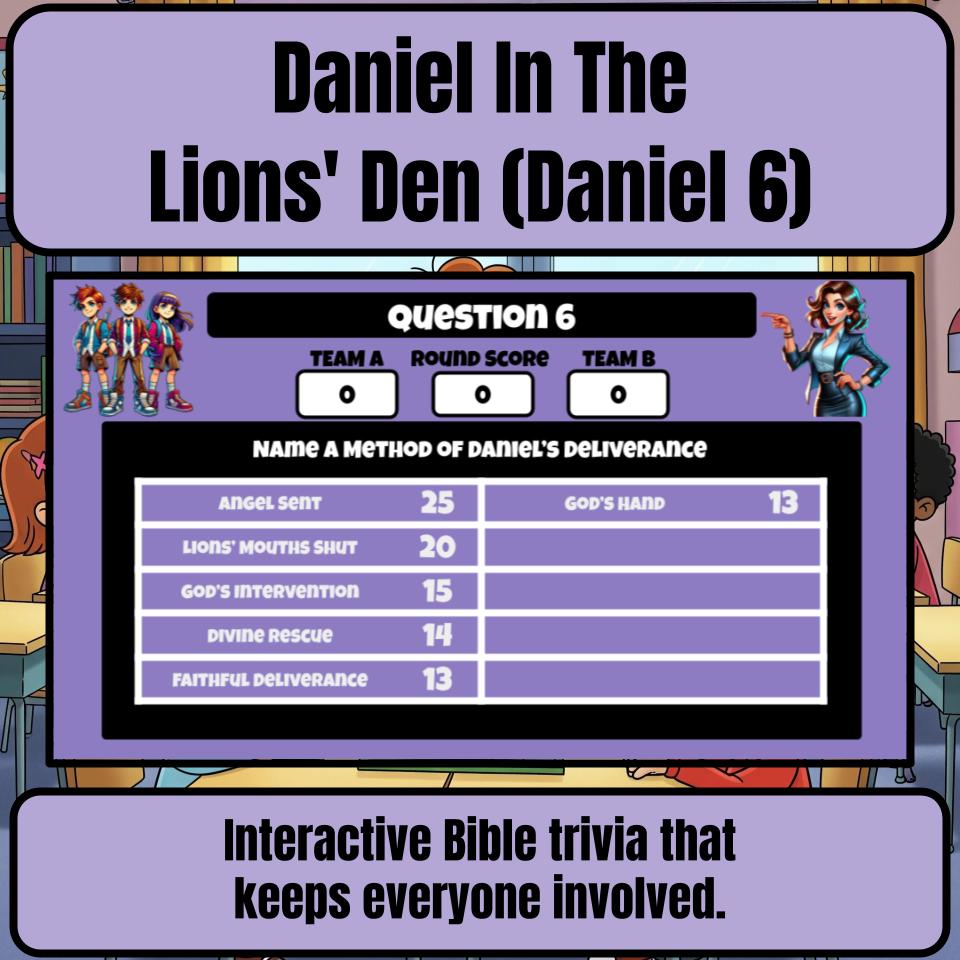 Daniel In The Lions’ Den (Daniel 6) Feud Review BF0058