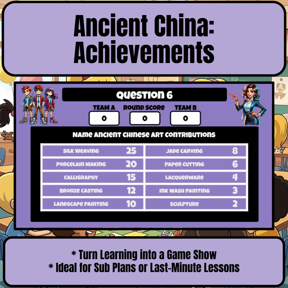 Ancient China: Achievements Review Feud CF0058