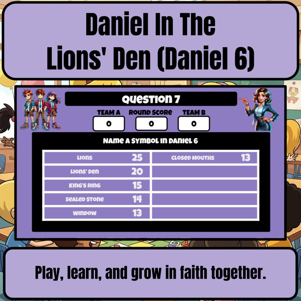 Daniel In The Lions’ Den (Daniel 6) Feud Review BF0058