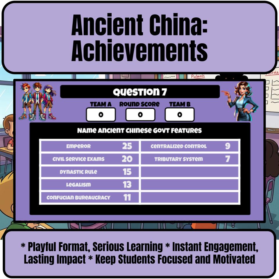 Ancient China: Achievements Review Feud CF0058