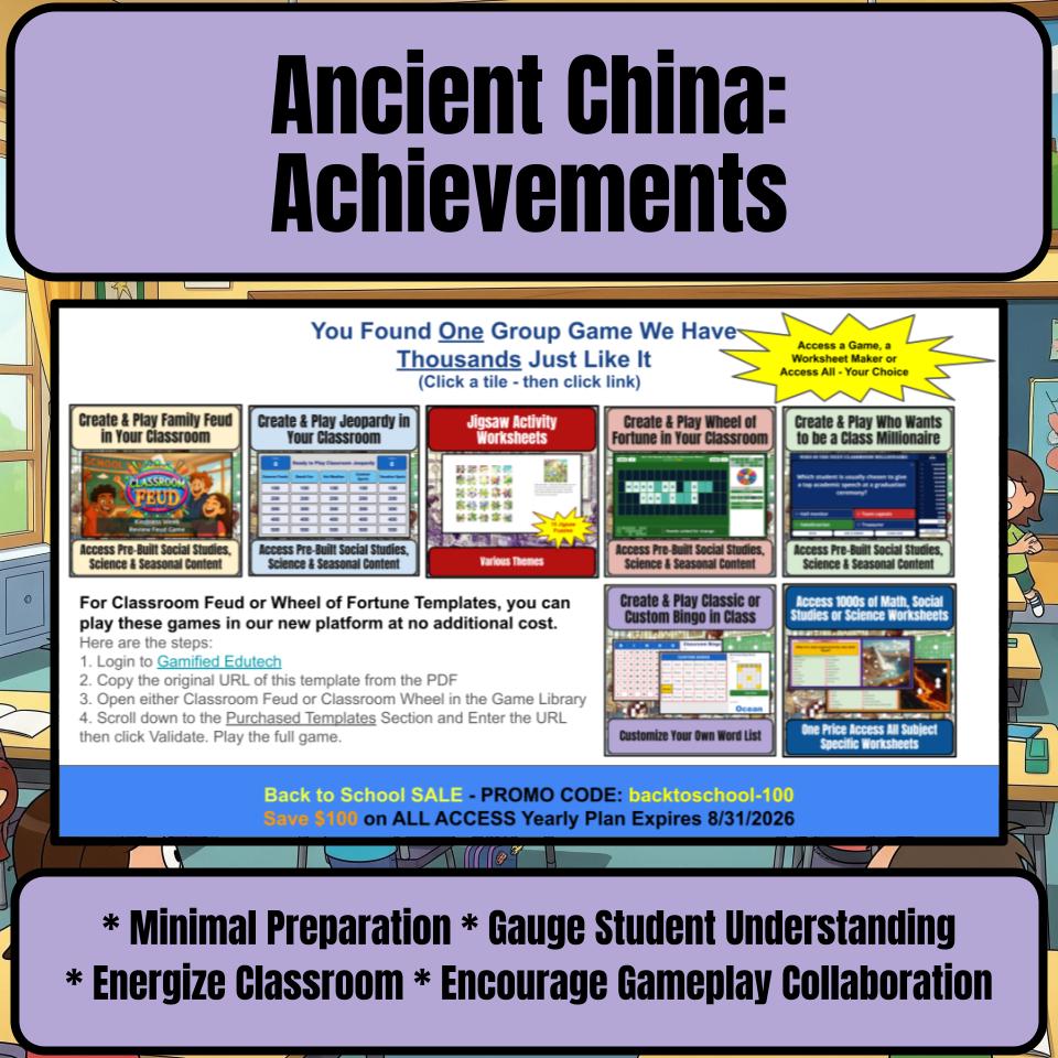 Ancient China: Achievements Review Feud CF0058
