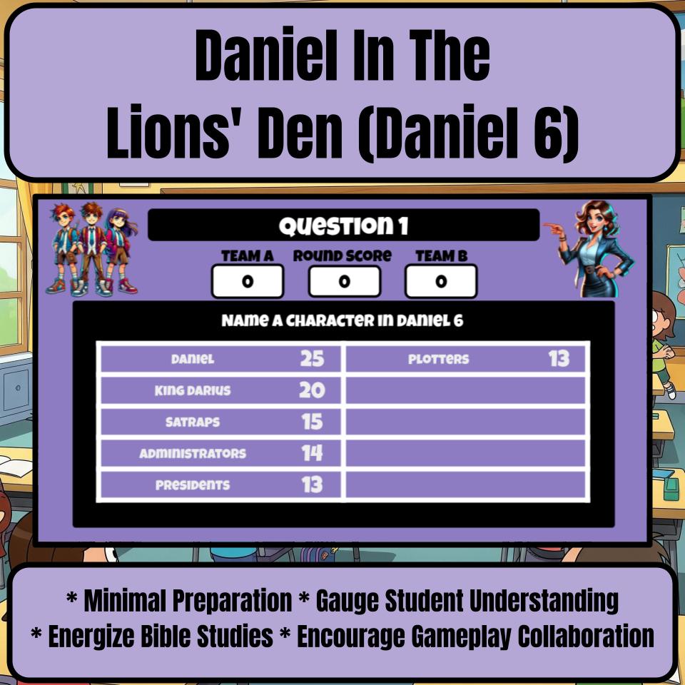 Daniel In The Lions’ Den (Daniel 6) Feud Review BF0058