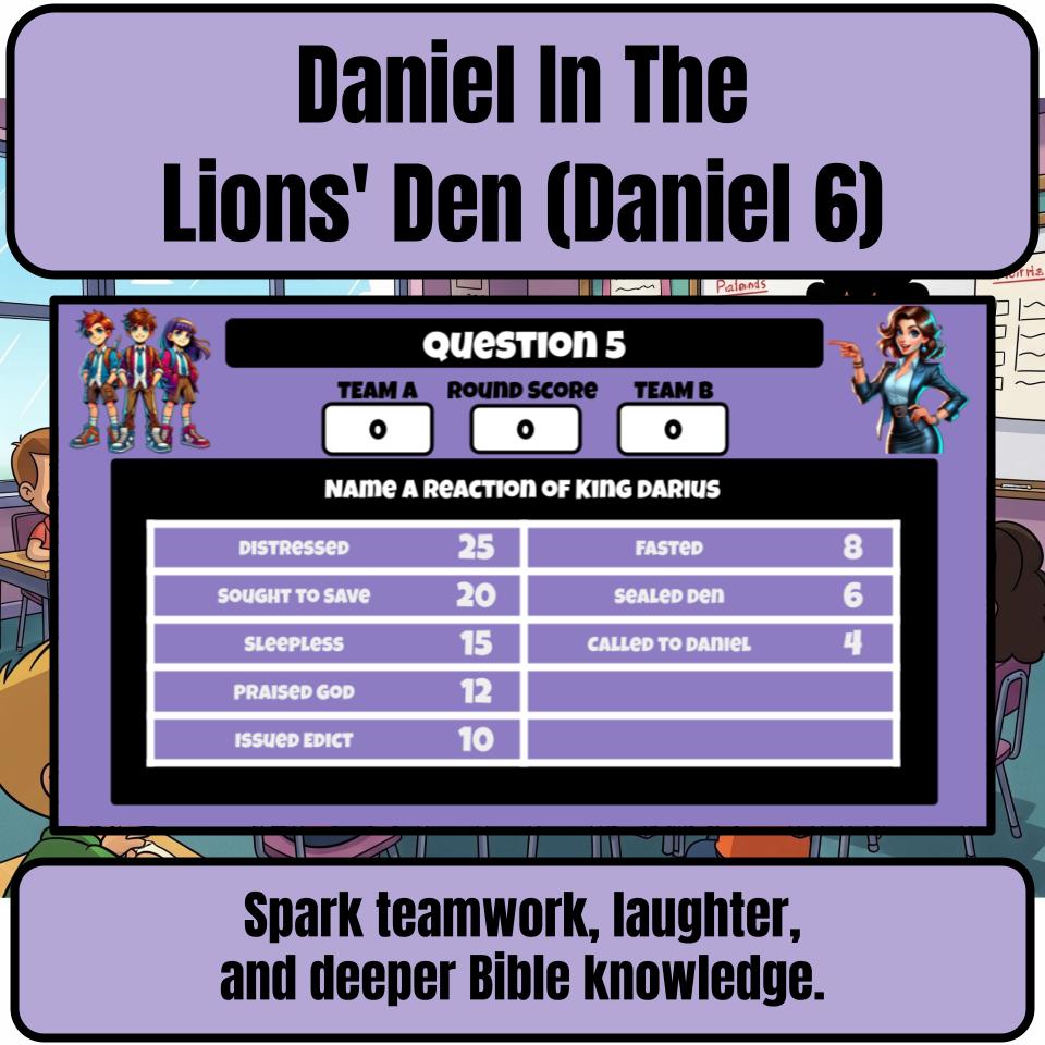 Daniel In The Lions’ Den (Daniel 6) Feud Review BF0058