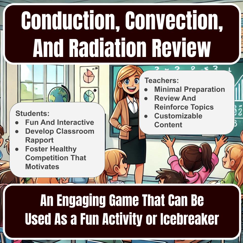 Conduction, Convection, And Radiation Jeopardy Science Review I0058