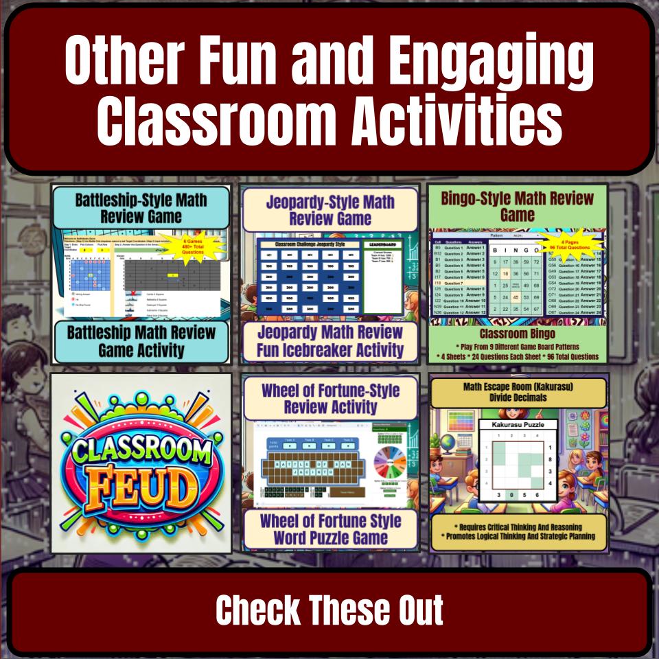 Multiply Fractions By Whole Numbers (Medium) Mystery Picture Worksheet P0058