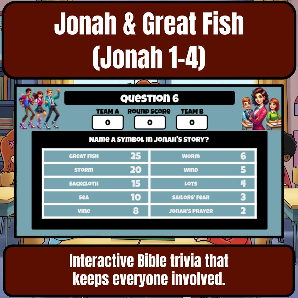 Jonah And The Great Fish (Jonah 1-4) Feud Review BF0059