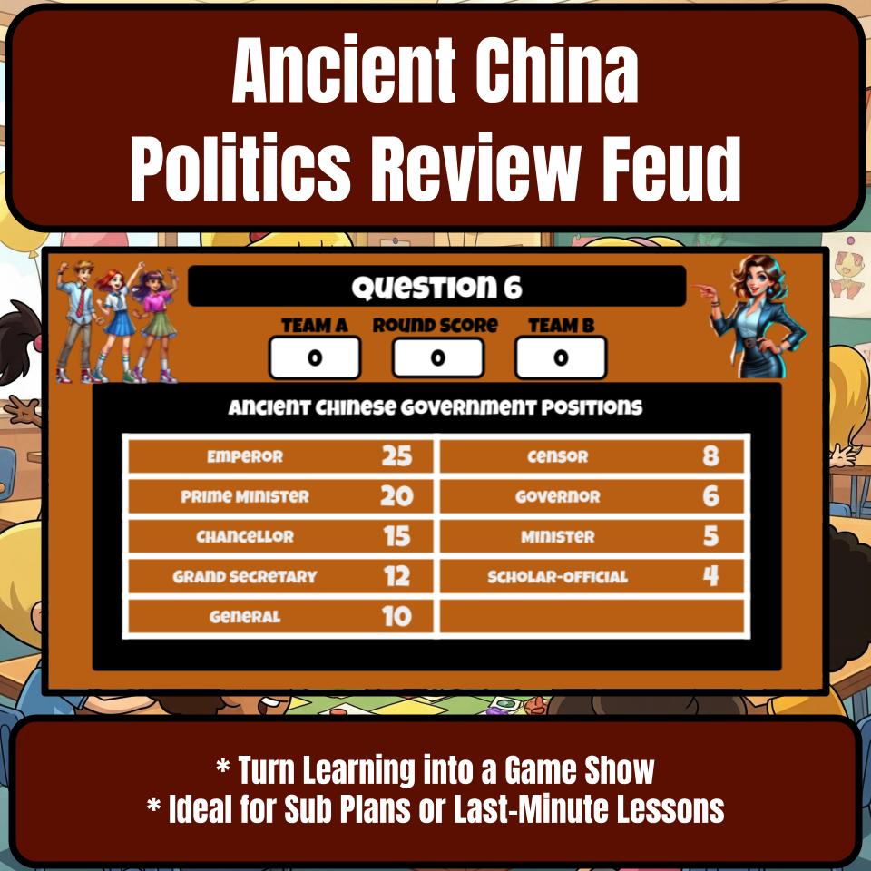 Ancient China Politics Review Feud CF0059