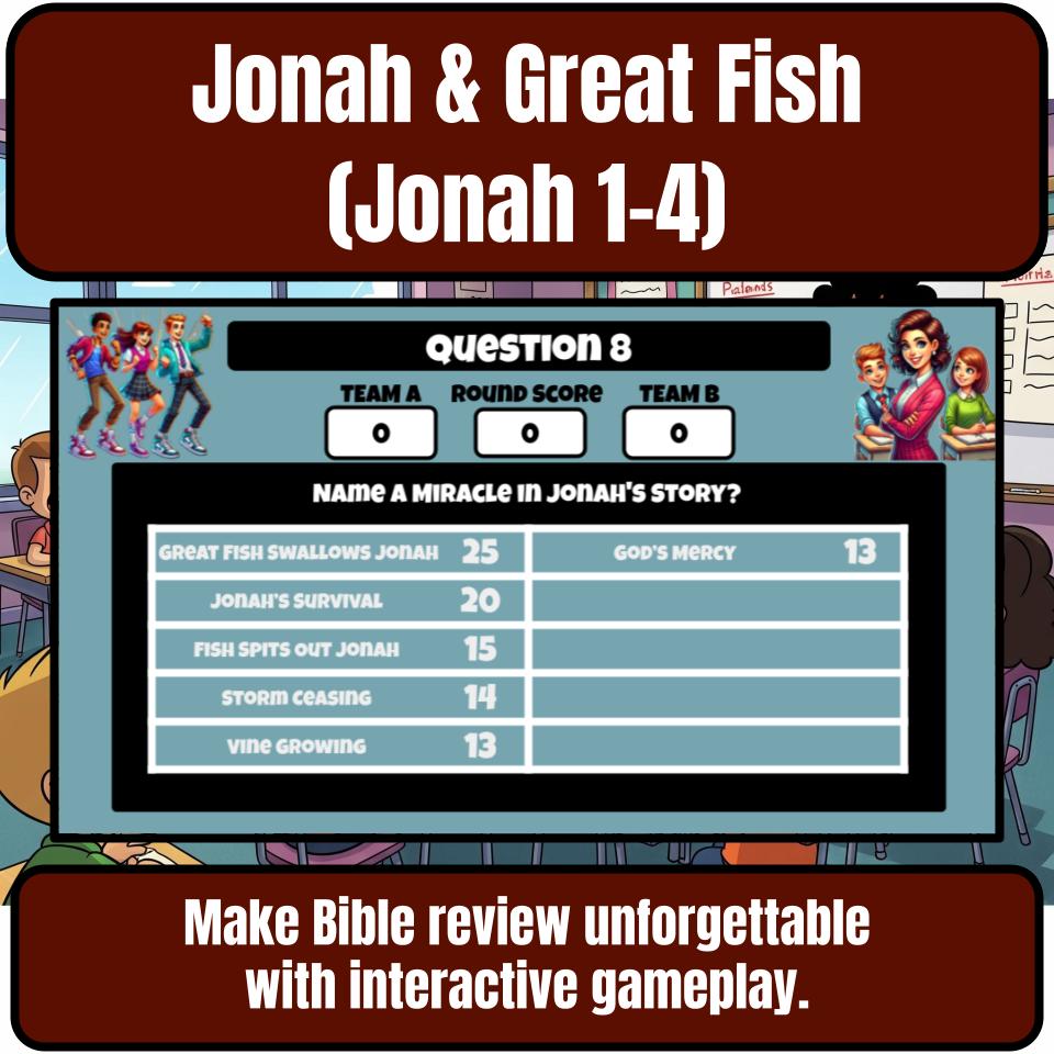 Jonah And The Great Fish (Jonah 1-4) Feud Review BF0059