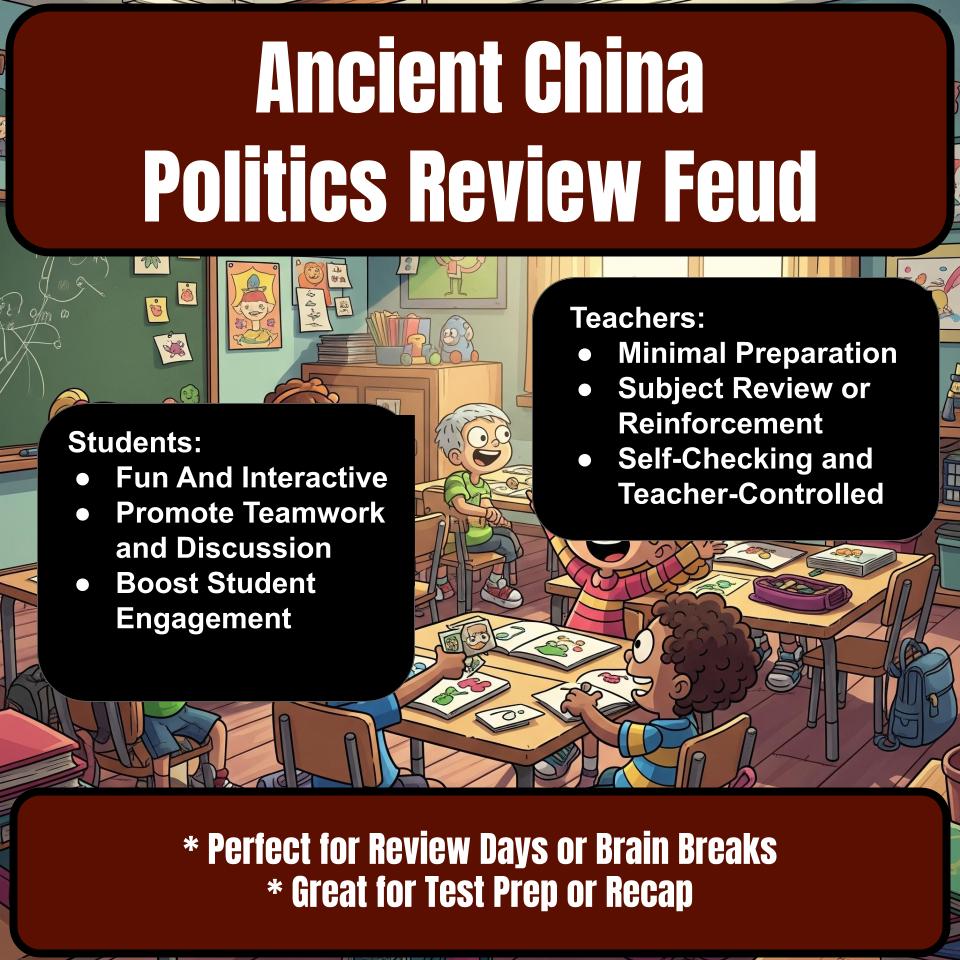 Ancient China Politics Review Feud CF0059