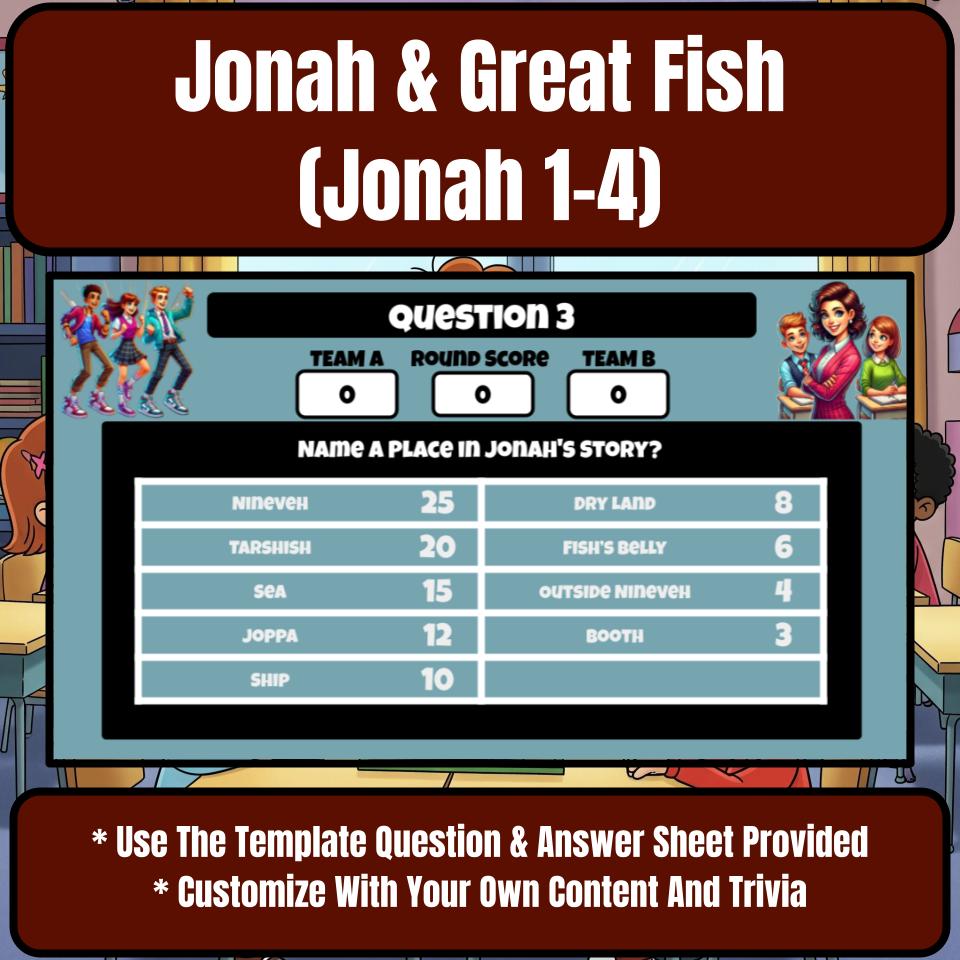 Jonah And The Great Fish (Jonah 1-4) Feud Review BF0059