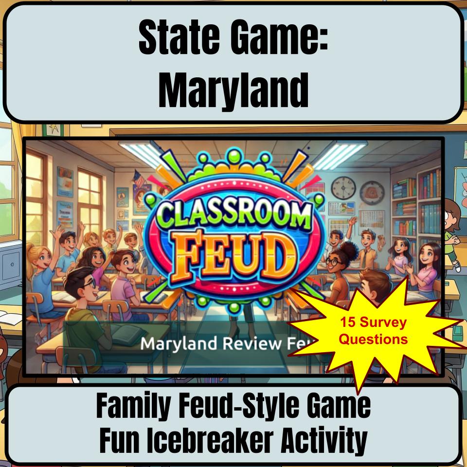Maryland Social Studies Family Feud Review Game CF0006