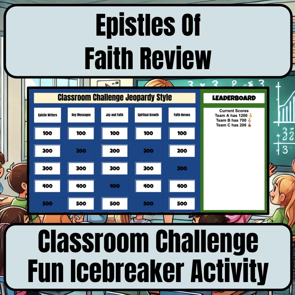 Epistles Of Faith Jeopardy Bible B0006