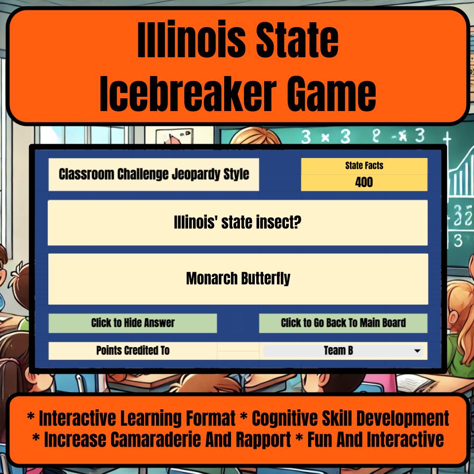 State of Illinois Jeopardy Game I0006