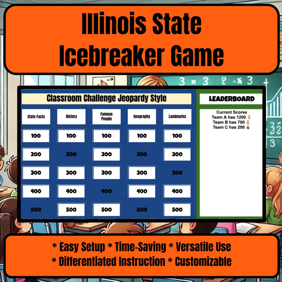 State of Illinois Jeopardy Game I0006
