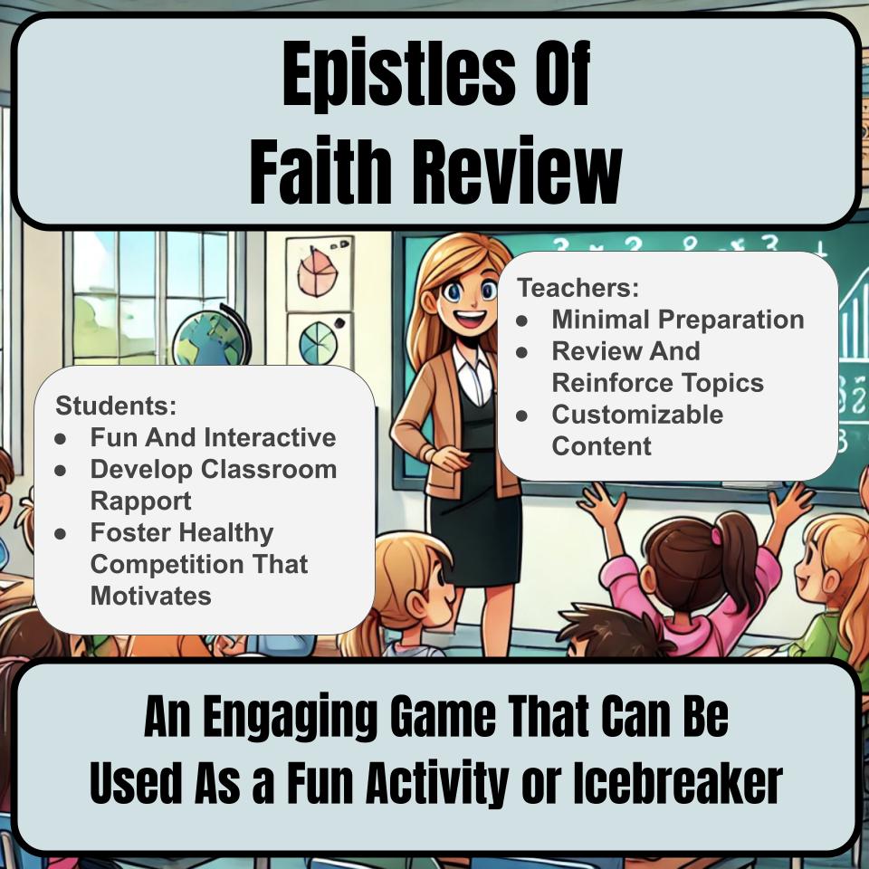 Epistles Of Faith Jeopardy Bible B0006