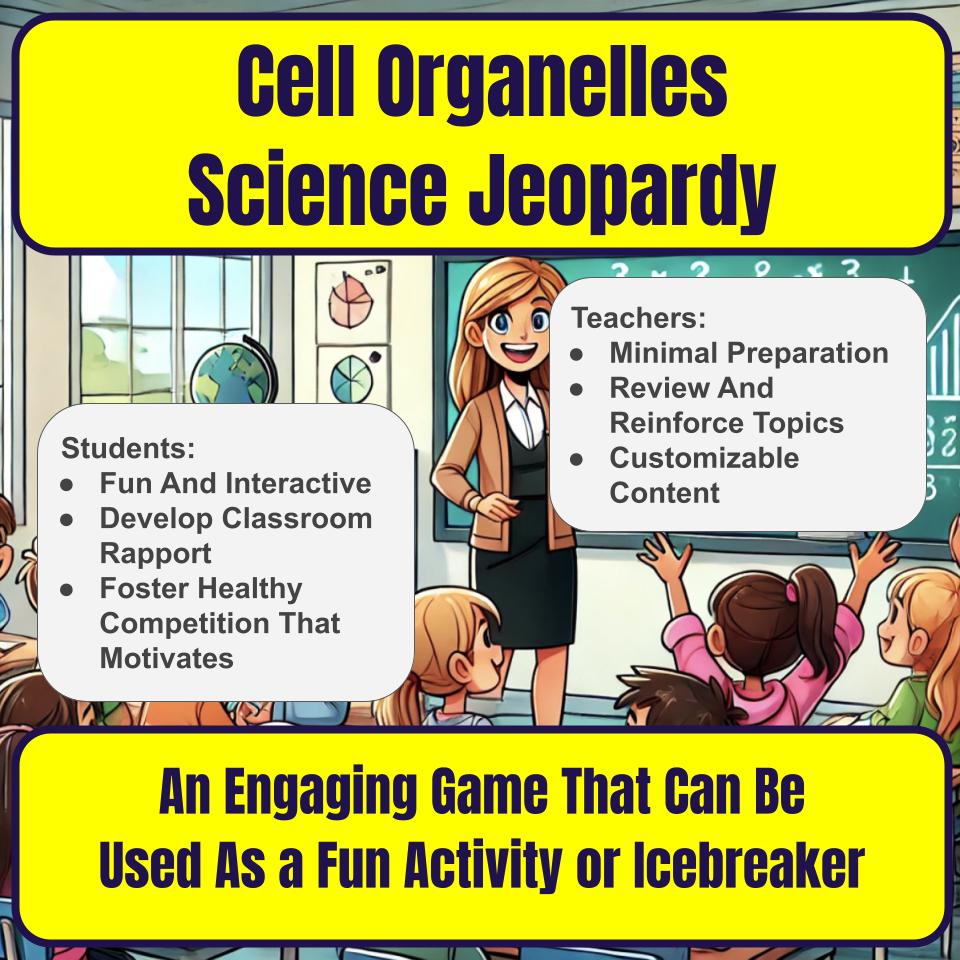 Cell Organelles Jeopardy Science I0006
