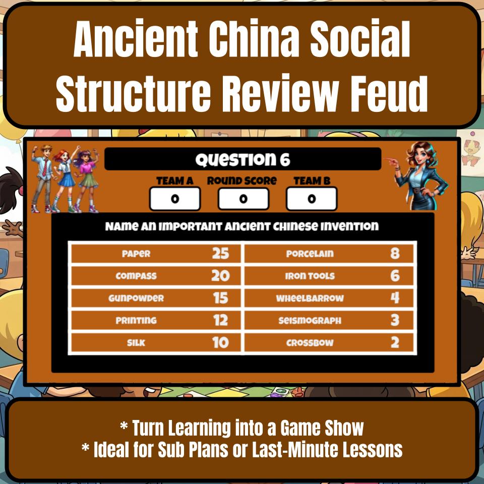 Ancient China Social Structure Review Feud CF0061