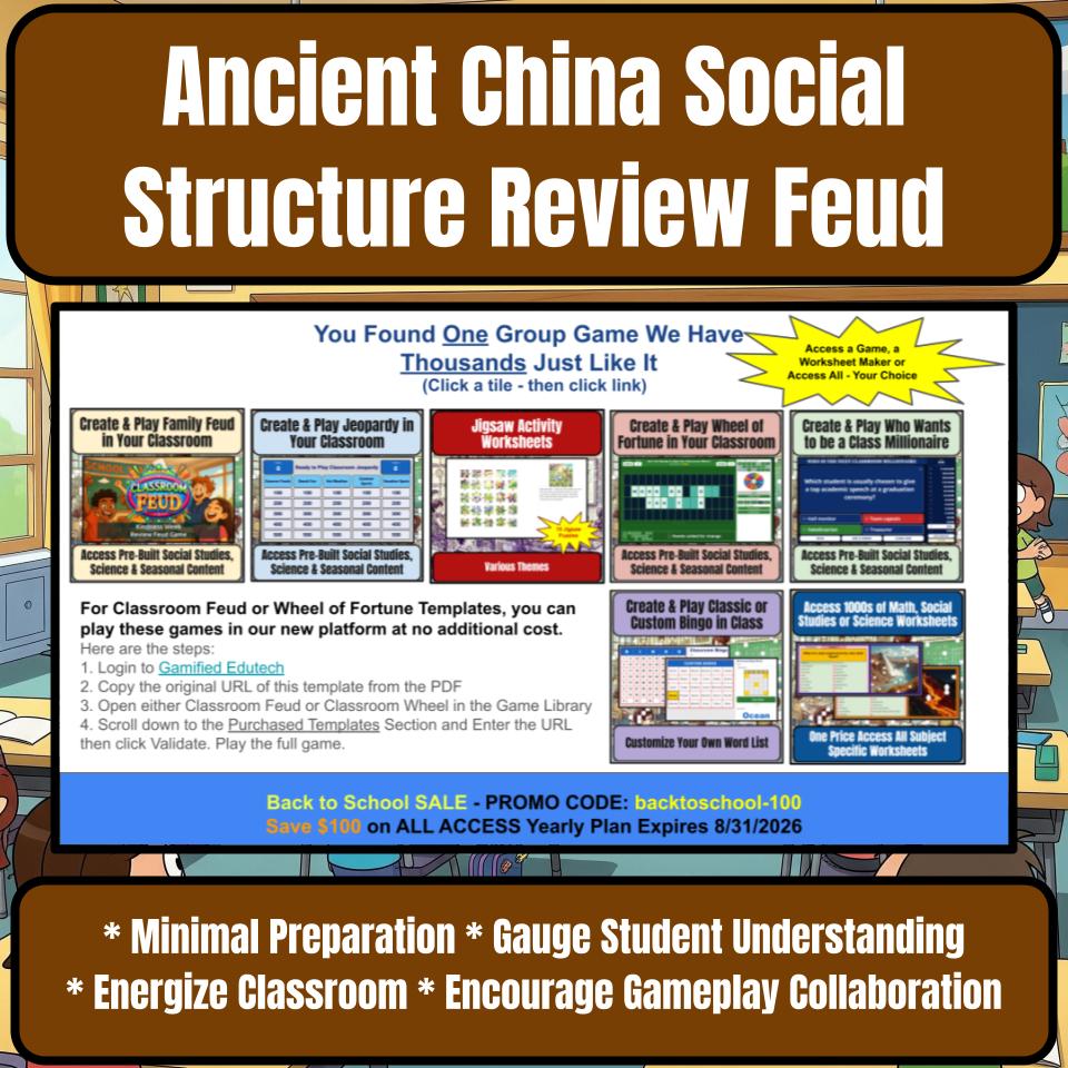 Ancient China Social Structure Review Feud CF0061